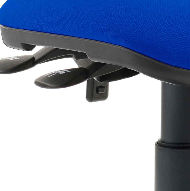 Luna II Ergonomic Task Operator Chair – Multiple Fabric Colours & Arm Options – Fabric & Nylon – Self-Assembly – 3 Year Mechanical Warranty