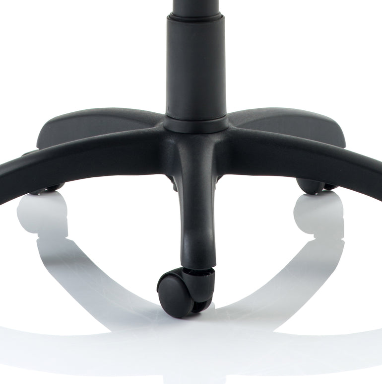 Luna II Ergonomic Task Operator Chair – Multiple Fabric Colours & Arm Options – Fabric & Nylon – Self-Assembly – 3 Year Mechanical Warranty