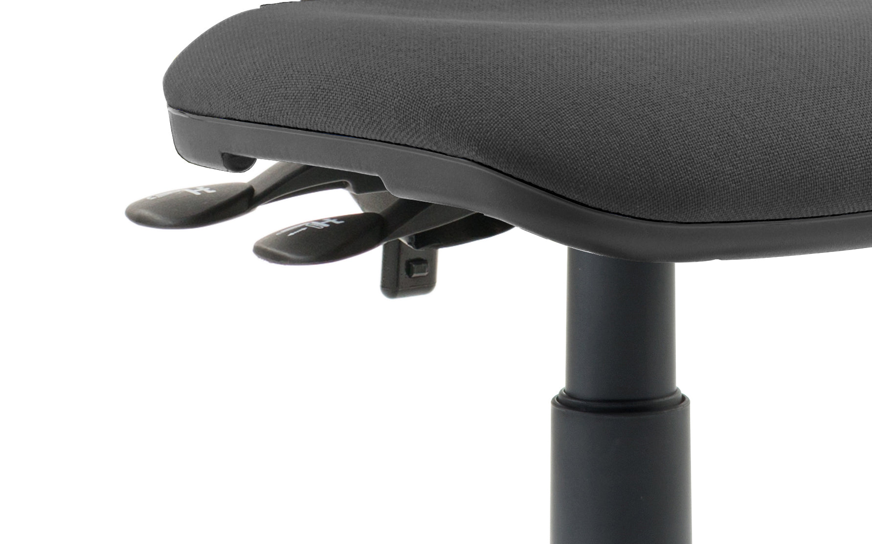Luna II Ergonomic Task Operator Chair – Multiple Fabric Colours & Arm Options – Fabric & Nylon – Self-Assembly – 3 Year Mechanical Warranty