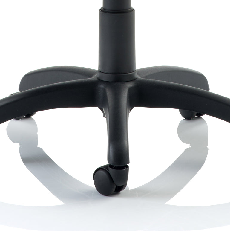 Luna II Ergonomic Task Operator Chair – Multiple Fabric Colours & Arm Options – Fabric & Nylon – Self-Assembly – 3 Year Mechanical Warranty
