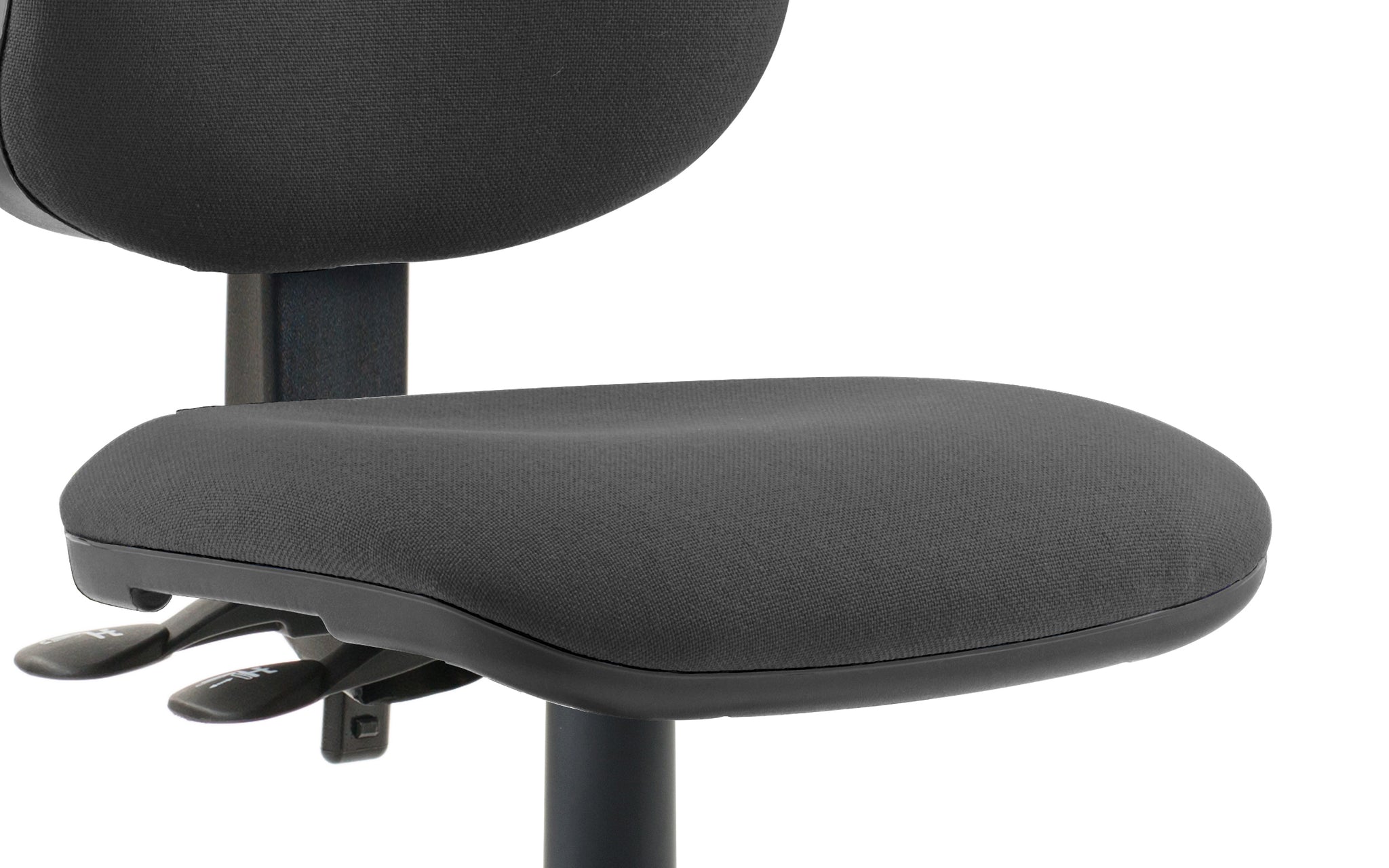 Luna II Ergonomic Task Operator Chair – Multiple Fabric Colours & Arm Options – Fabric & Nylon – Self-Assembly – 3 Year Mechanical Warranty