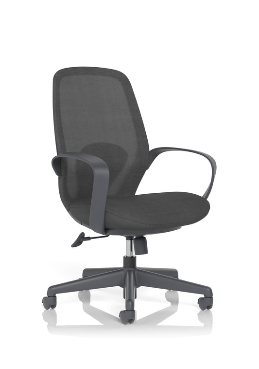 Ariel Mesh Office Chair with Arms – Ergonomic Task Operator Design, Mesh & Nylon, Multiple Colours, Self-Assembly, 3 Year Warranty