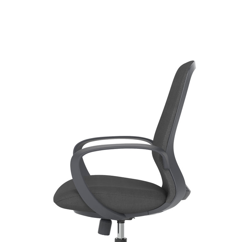 Ariel Mesh Office Chair with Arms – Ergonomic Task Operator Design, Mesh & Nylon, Multiple Colours, Self-Assembly, 3 Year Warranty