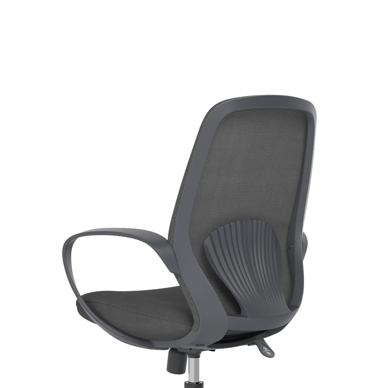 Ariel Mesh Office Chair with Arms – Ergonomic Task Operator Design, Mesh & Nylon, Multiple Colours, Self-Assembly, 3 Year Warranty
