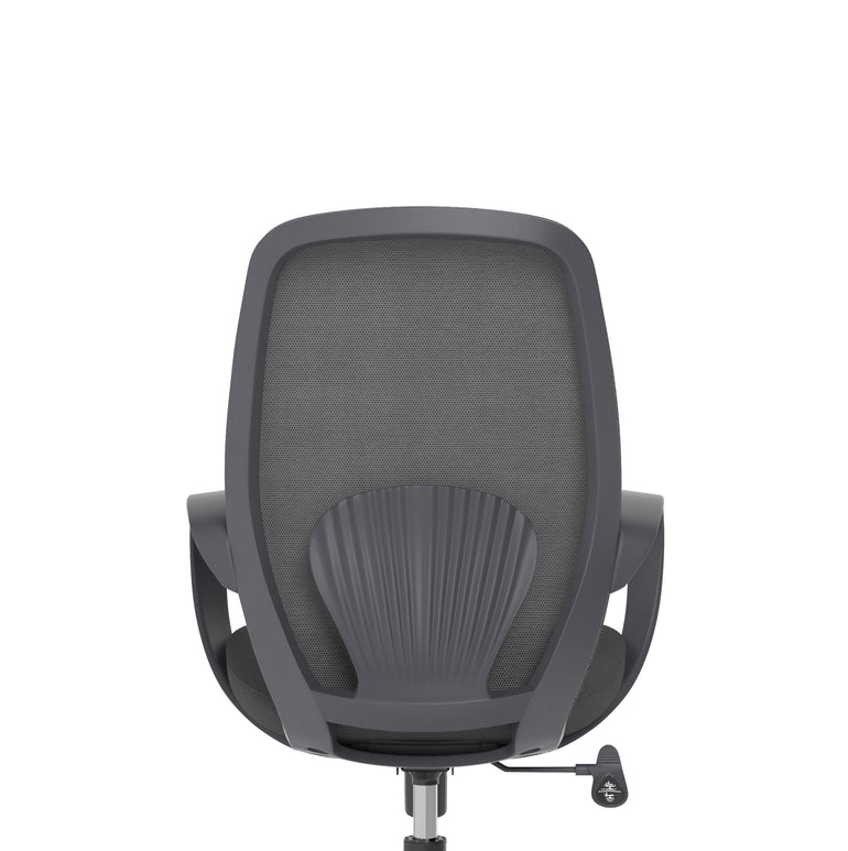 Ariel Mesh Office Chair with Arms – Ergonomic Task Operator Design, Mesh & Nylon, Multiple Colours, Self-Assembly, 3 Year Warranty