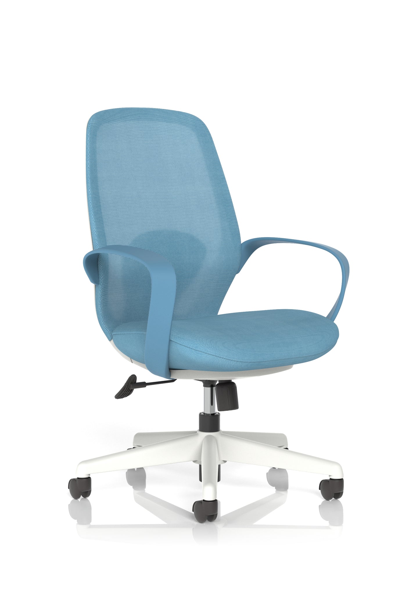 Ariel Mesh Office Chair with Arms – Ergonomic Task Operator Design, Mesh & Nylon, Multiple Colours, Self-Assembly, 3 Year Warranty