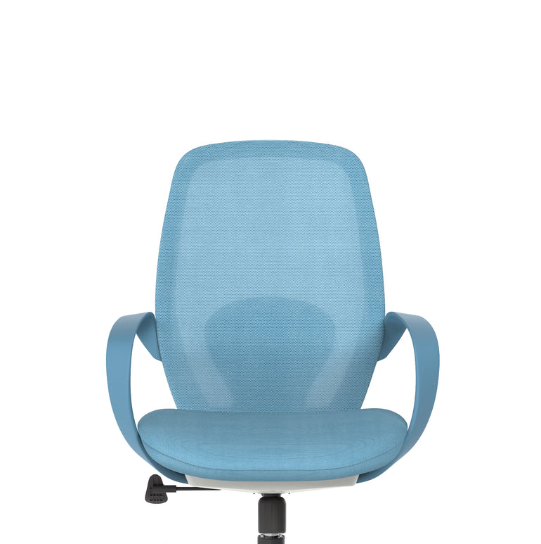 Ariel Mesh Office Chair with Arms – Ergonomic Task Operator Design, Mesh & Nylon, Multiple Colours, Self-Assembly, 3 Year Warranty