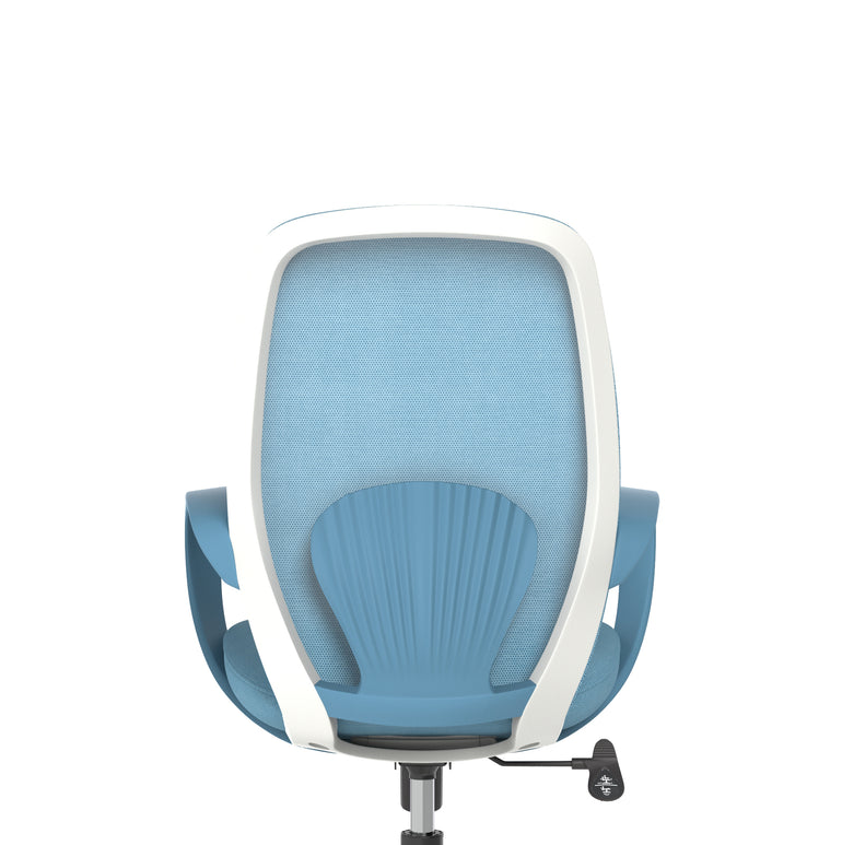 Ariel Mesh Office Chair with Arms – Ergonomic Task Operator Design, Mesh & Nylon, Multiple Colours, Self-Assembly, 3 Year Warranty