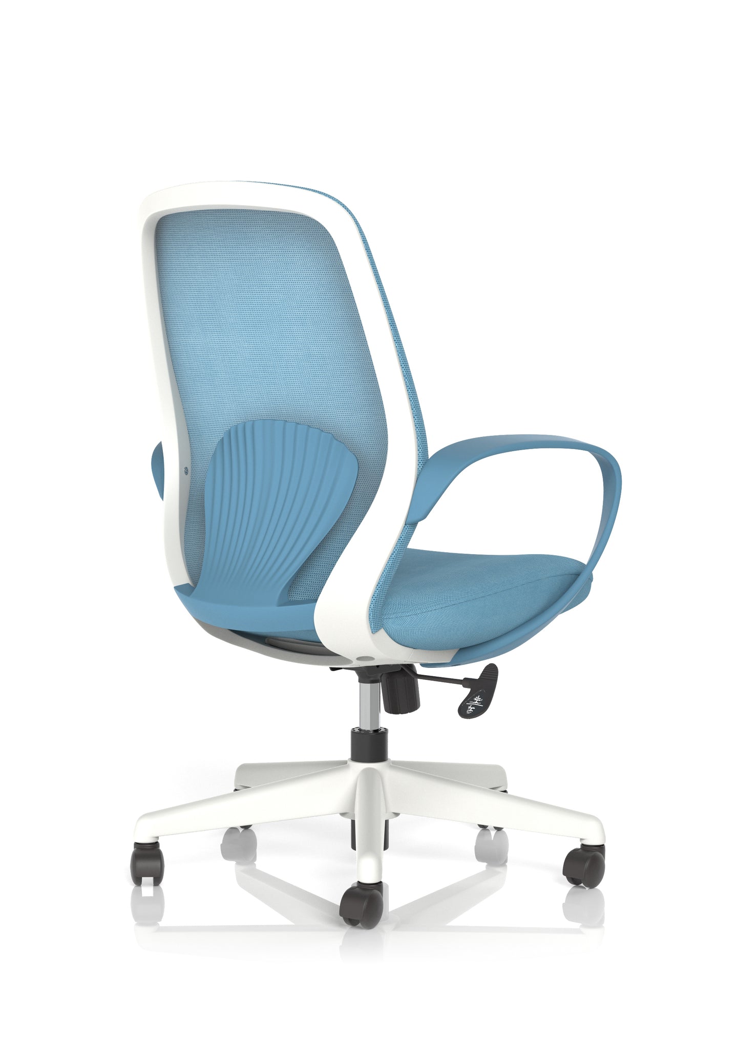 Ariel Mesh Office Chair with Arms – Ergonomic Task Operator Design, Mesh & Nylon, Multiple Colours, Self-Assembly, 3 Year Warranty