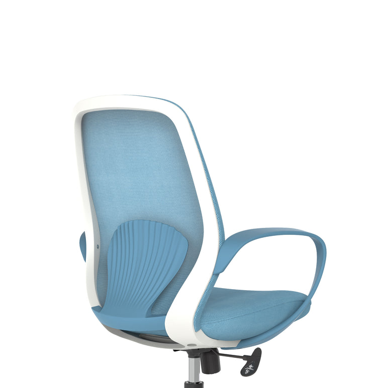 Ariel Mesh Office Chair with Arms – Ergonomic Task Operator Design, Mesh & Nylon, Multiple Colours, Self-Assembly, 3 Year Warranty