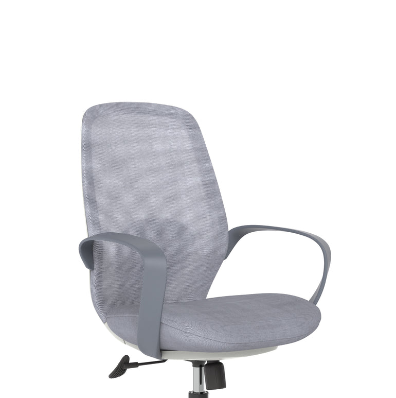 Ariel Mesh Office Chair with Arms – Ergonomic Task Operator Design, Mesh & Nylon, Multiple Colours, Self-Assembly, 3 Year Warranty