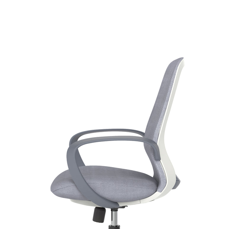 Ariel Mesh Office Chair with Arms – Ergonomic Task Operator Design, Mesh & Nylon, Multiple Colours, Self-Assembly, 3 Year Warranty