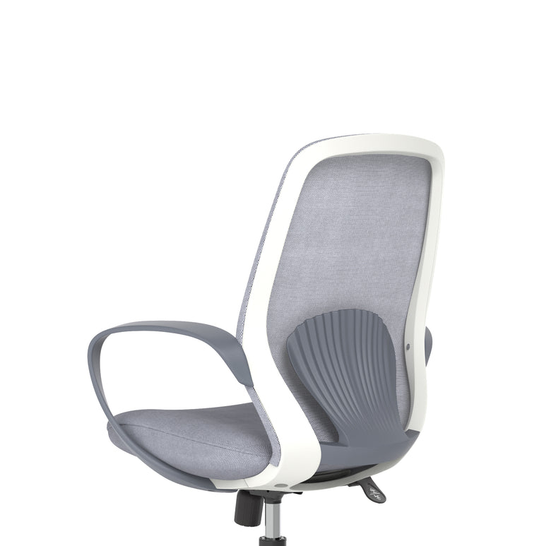 Ariel Mesh Office Chair with Arms – Ergonomic Task Operator Design, Mesh & Nylon, Multiple Colours, Self-Assembly, 3 Year Warranty