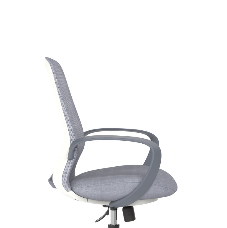 Ariel Mesh Office Chair with Arms – Ergonomic Task Operator Design, Mesh & Nylon, Multiple Colours, Self-Assembly, 3 Year Warranty
