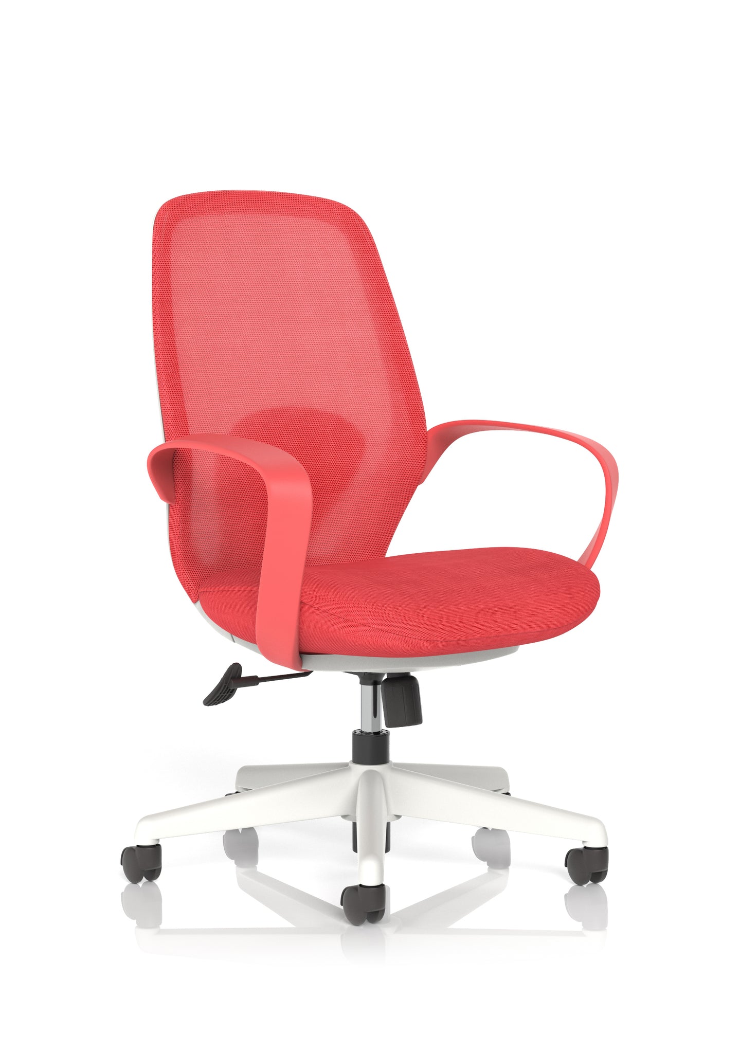Ariel Mesh Office Chair with Arms – Ergonomic Task Operator Design, Mesh & Nylon, Multiple Colours, Self-Assembly, 3 Year Warranty