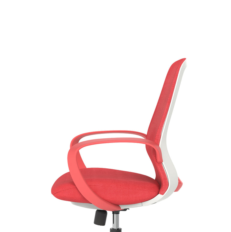 Ariel Mesh Office Chair with Arms – Ergonomic Task Operator Design, Mesh & Nylon, Multiple Colours, Self-Assembly, 3 Year Warranty