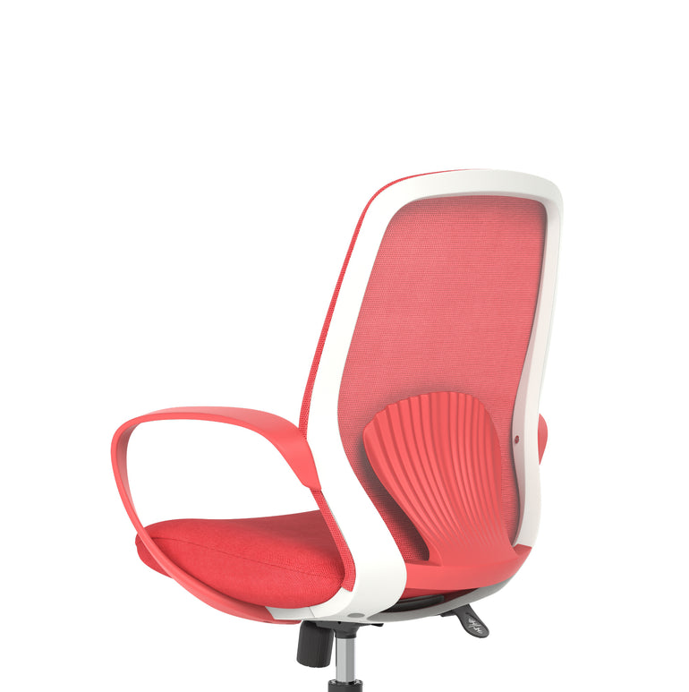 Ariel Mesh Office Chair with Arms – Ergonomic Task Operator Design, Mesh & Nylon, Multiple Colours, Self-Assembly, 3 Year Warranty