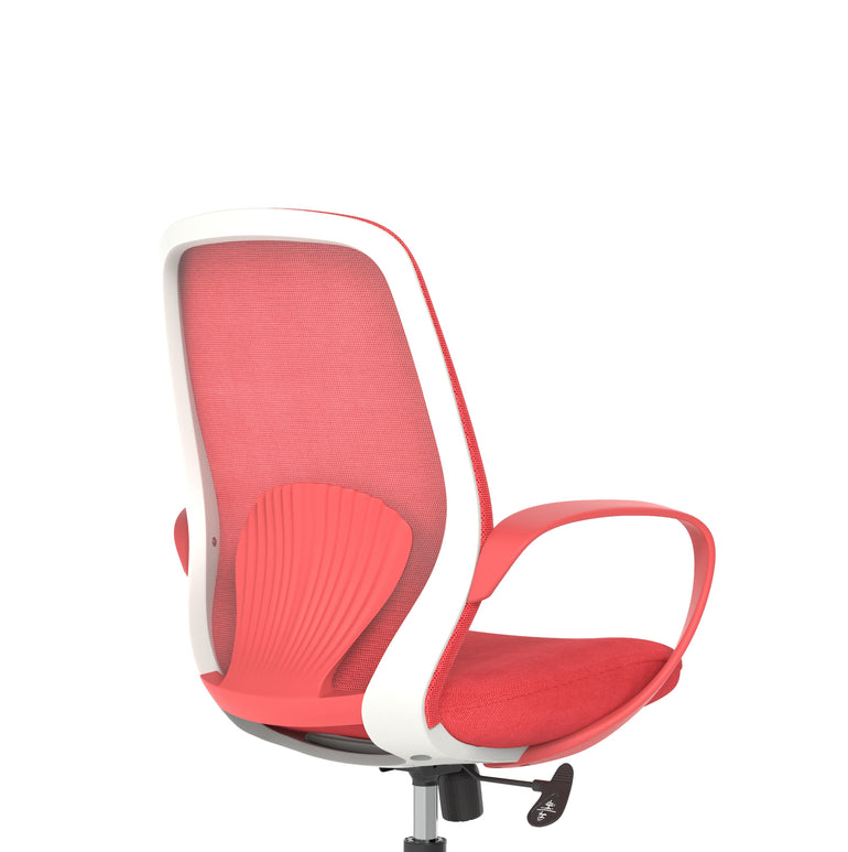 Ariel Mesh Office Chair with Arms – Ergonomic Task Operator Design, Mesh & Nylon, Multiple Colours, Self-Assembly, 3 Year Warranty