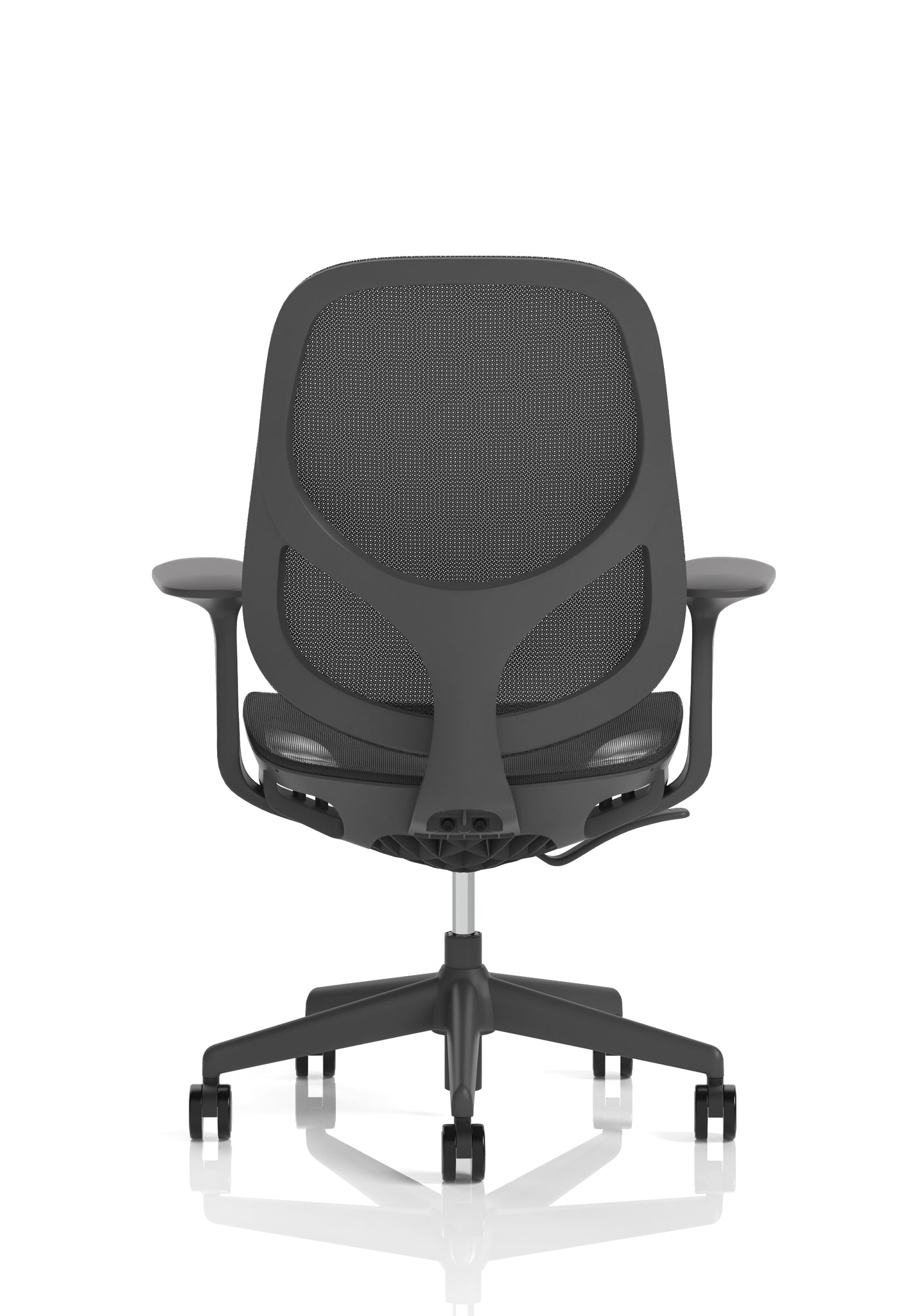 Tutti Mesh Medium Back Office Chair with Arms, Multiple Colours, Self-Assembly, Mesh & Polypropylene, 3 Year Mechanical Warranty – Modern Task Operator Computer Chair