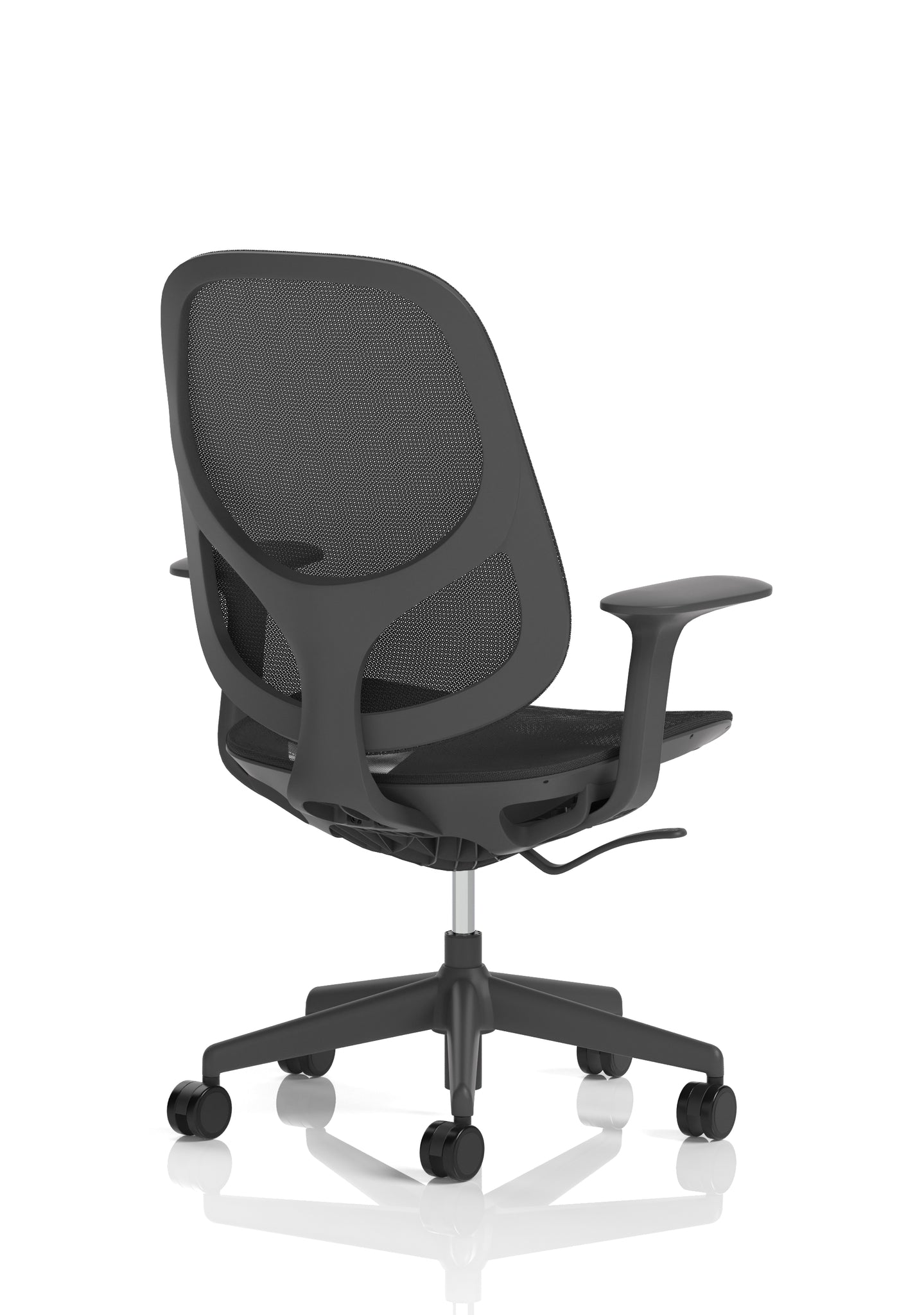 Tutti Mesh Medium Back Office Chair with Arms, Multiple Colours, Self-Assembly, Mesh & Polypropylene, 3 Year Mechanical Warranty – Modern Task Operator Computer Chair
