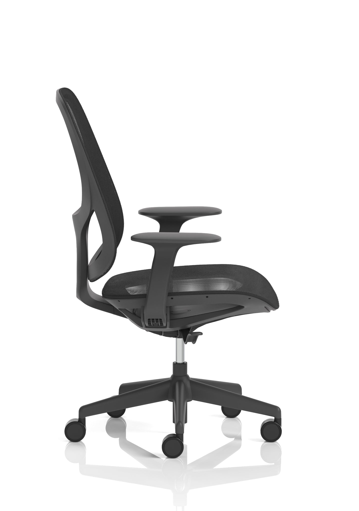 Tutti Mesh Medium Back Office Chair with Arms, Multiple Colours, Self-Assembly, Mesh & Polypropylene, 3 Year Mechanical Warranty – Modern Task Operator Computer Chair