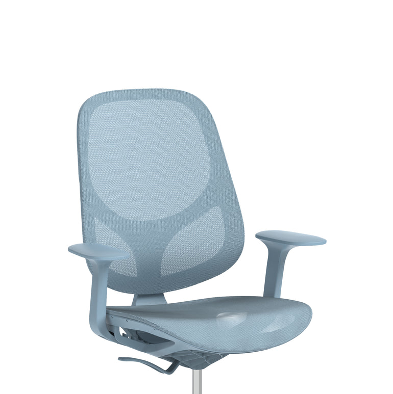 Tutti Mesh Medium Back Office Chair with Arms, Multiple Colours, Self-Assembly, Mesh & Polypropylene, 3 Year Mechanical Warranty – Modern Task Operator Computer Chair