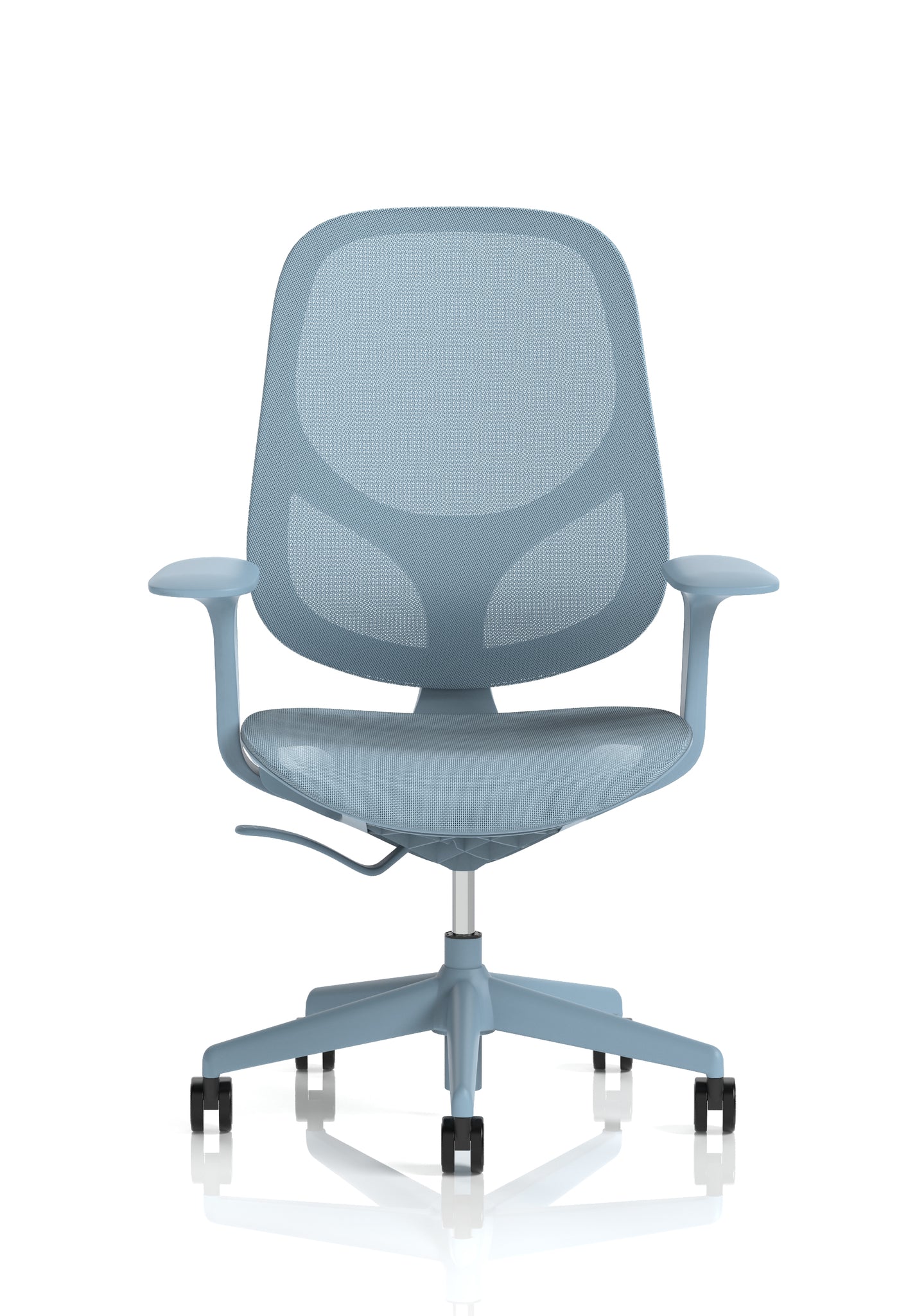 Tutti Mesh Medium Back Office Chair with Arms, Multiple Colours, Self-Assembly, Mesh & Polypropylene, 3 Year Mechanical Warranty – Modern Task Operator Computer Chair