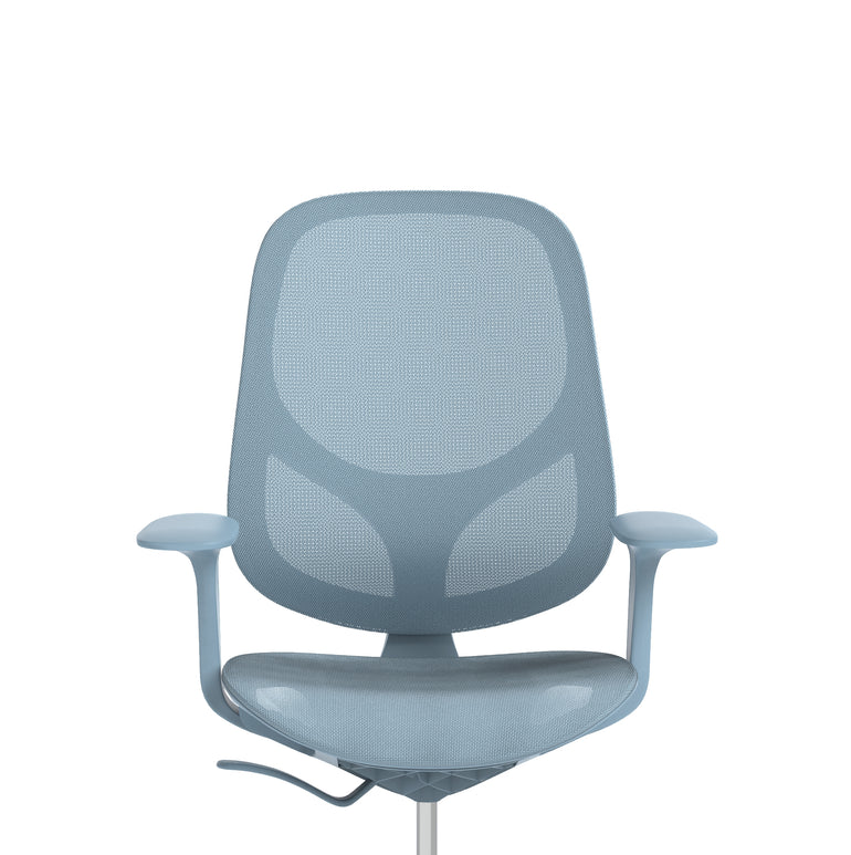 Tutti Mesh Medium Back Office Chair with Arms, Multiple Colours, Self-Assembly, Mesh & Polypropylene, 3 Year Mechanical Warranty – Modern Task Operator Computer Chair