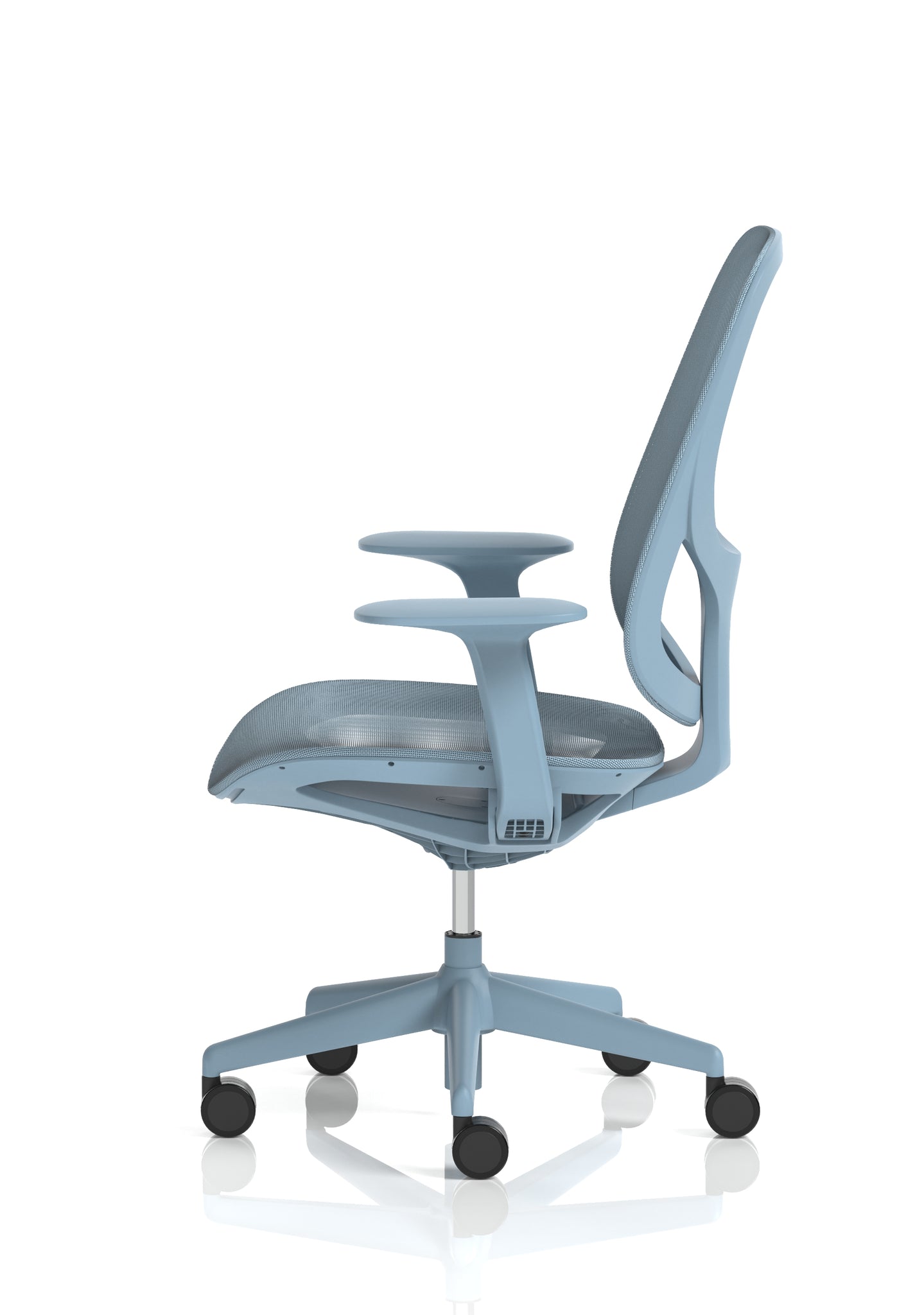 Tutti Mesh Medium Back Office Chair with Arms, Multiple Colours, Self-Assembly, Mesh & Polypropylene, 3 Year Mechanical Warranty – Modern Task Operator Computer Chair