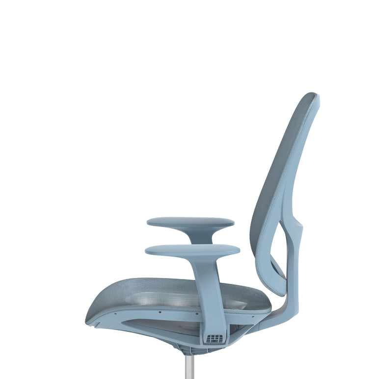 Tutti Mesh Medium Back Office Chair with Arms, Multiple Colours, Self-Assembly, Mesh & Polypropylene, 3 Year Mechanical Warranty – Modern Task Operator Computer Chair