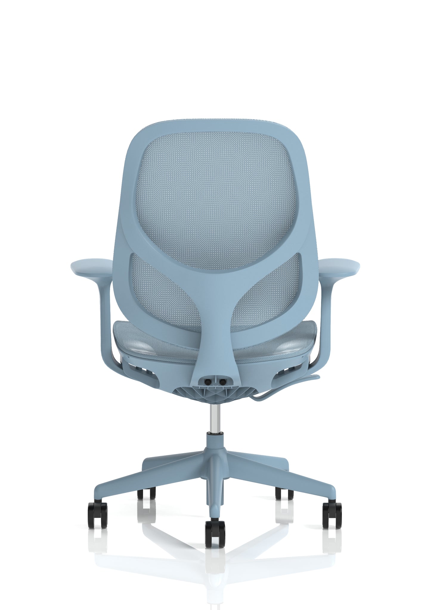 Tutti Mesh Medium Back Office Chair with Arms, Multiple Colours, Self-Assembly, Mesh & Polypropylene, 3 Year Mechanical Warranty – Modern Task Operator Computer Chair