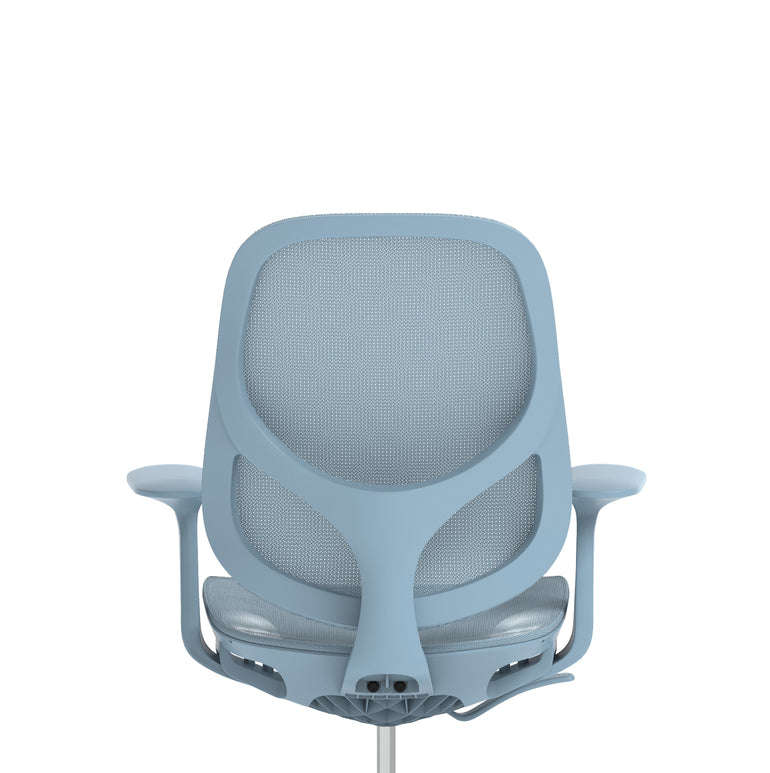 Tutti Mesh Medium Back Office Chair with Arms, Multiple Colours, Self-Assembly, Mesh & Polypropylene, 3 Year Mechanical Warranty – Modern Task Operator Computer Chair