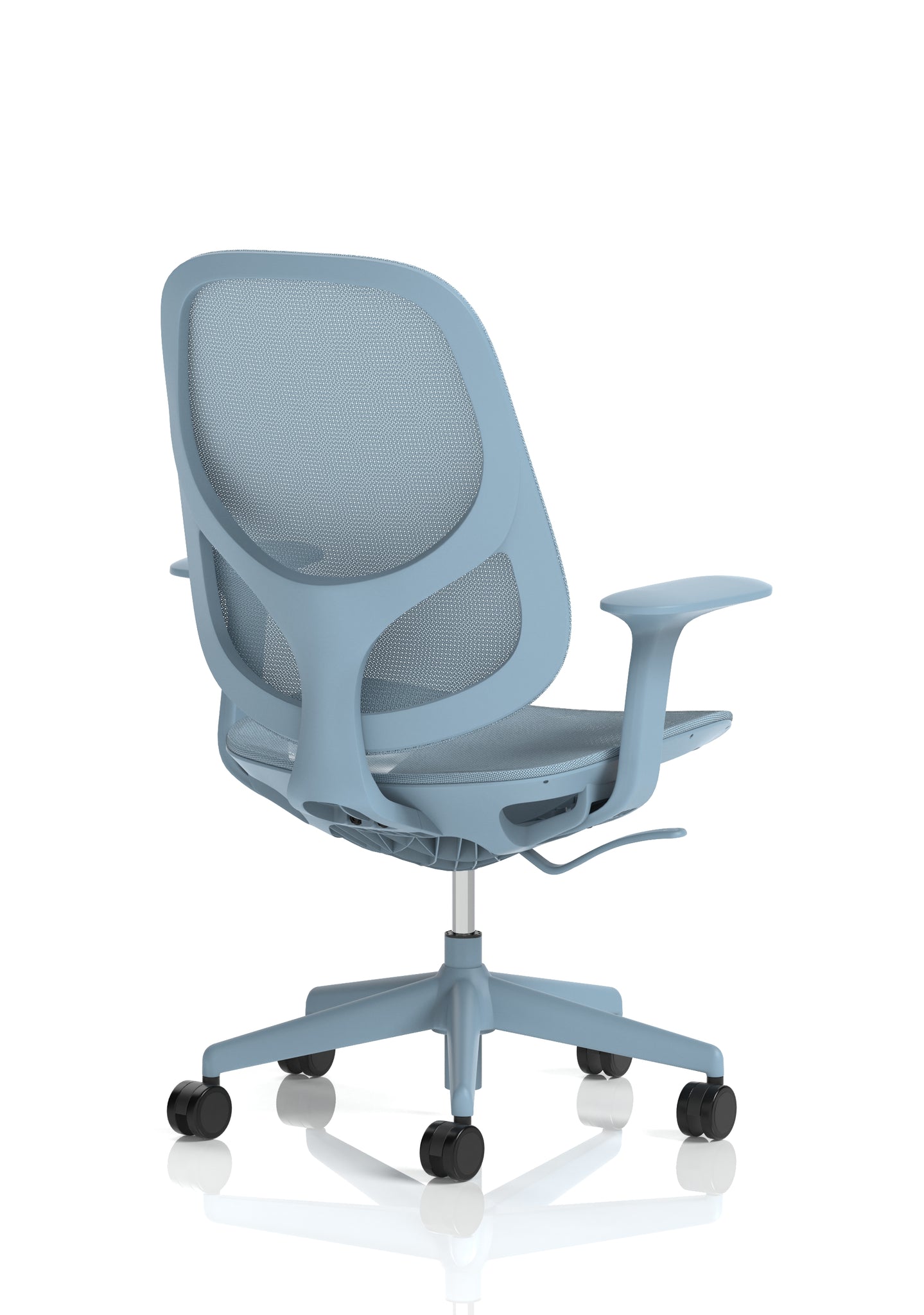 Tutti Mesh Medium Back Office Chair with Arms, Multiple Colours, Self-Assembly, Mesh & Polypropylene, 3 Year Mechanical Warranty – Modern Task Operator Computer Chair