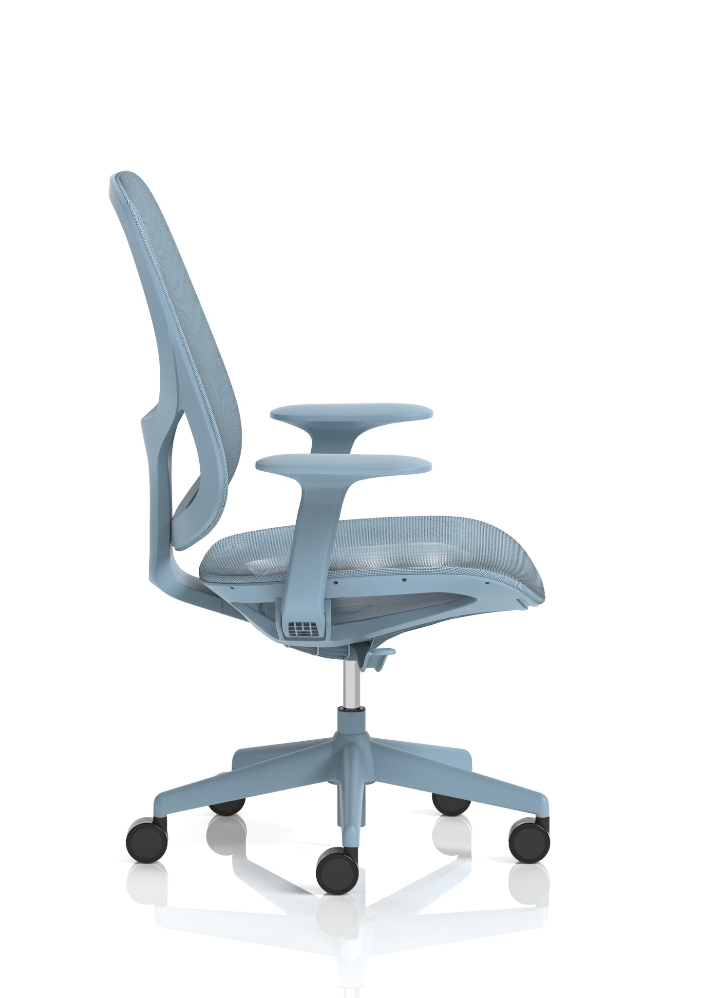 Tutti Mesh Medium Back Office Chair with Arms, Multiple Colours, Self-Assembly, Mesh & Polypropylene, 3 Year Mechanical Warranty – Modern Task Operator Computer Chair