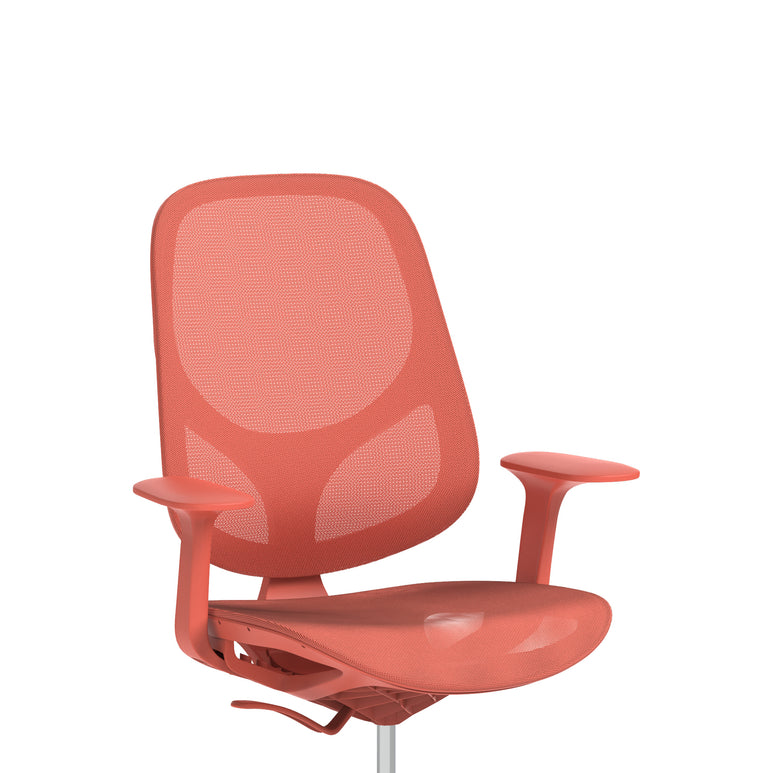Tutti Mesh Medium Back Office Chair with Arms, Multiple Colours, Self-Assembly, Mesh & Polypropylene, 3 Year Mechanical Warranty – Modern Task Operator Computer Chair