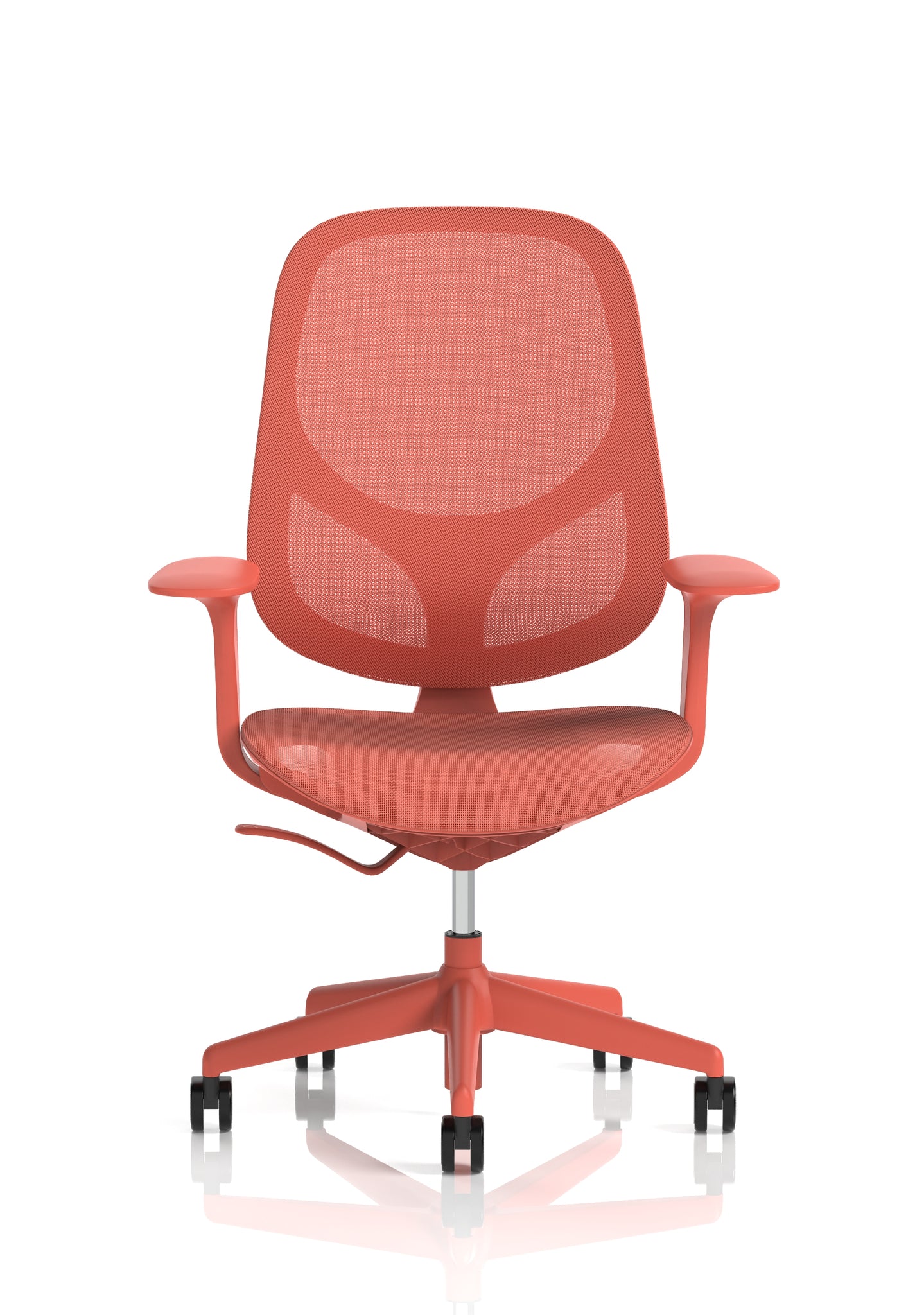 Tutti Mesh Medium Back Office Chair with Arms, Multiple Colours, Self-Assembly, Mesh & Polypropylene, 3 Year Mechanical Warranty – Modern Task Operator Computer Chair