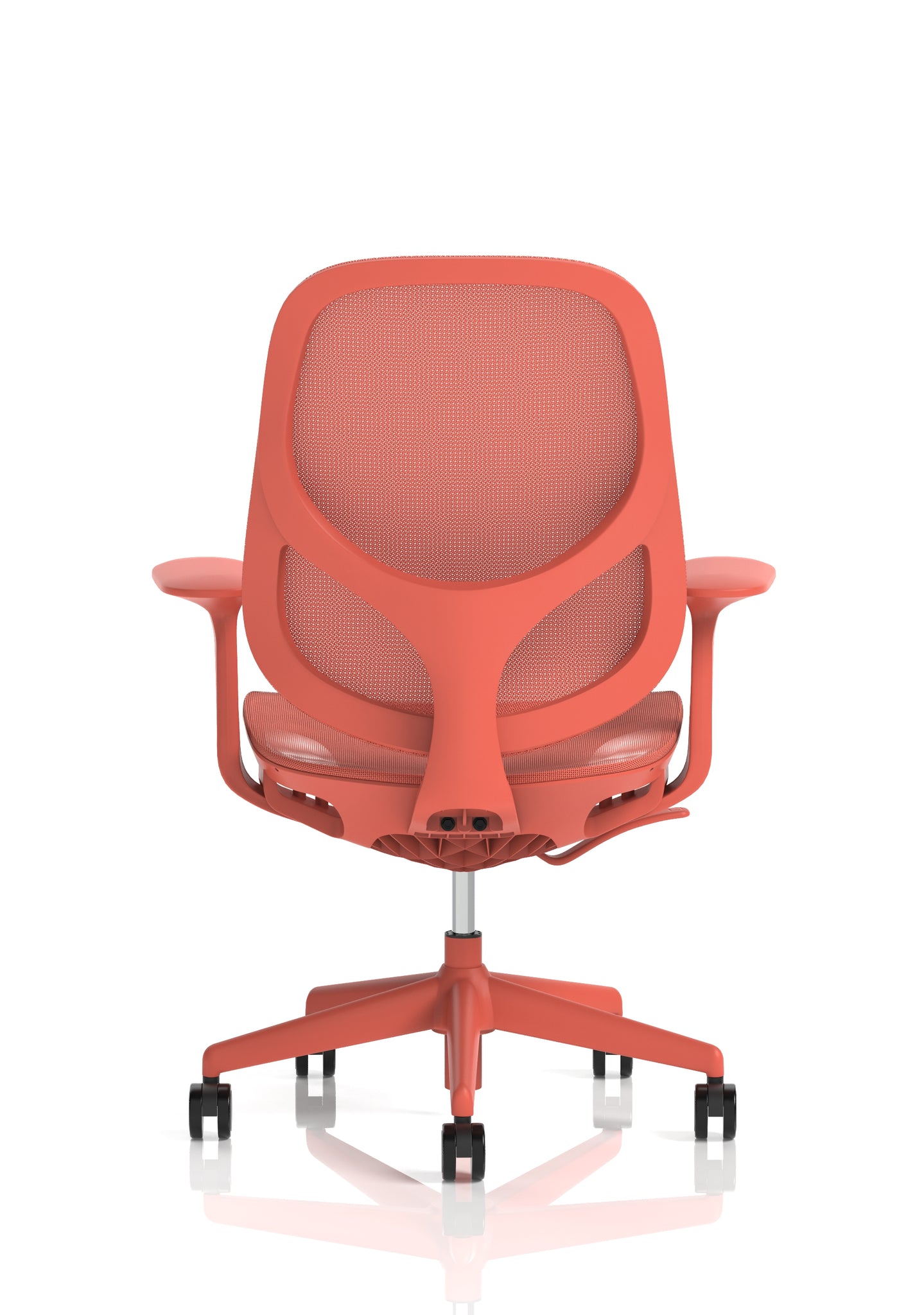 Tutti Mesh Medium Back Office Chair with Arms, Multiple Colours, Self-Assembly, Mesh & Polypropylene, 3 Year Mechanical Warranty – Modern Task Operator Computer Chair