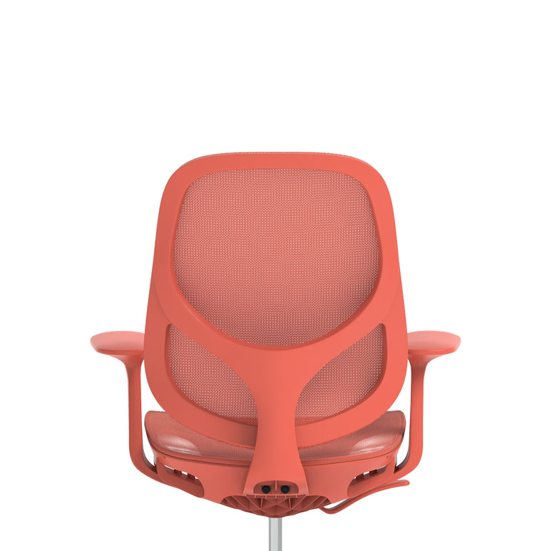 Tutti Mesh Medium Back Office Chair with Arms, Multiple Colours, Self-Assembly, Mesh & Polypropylene, 3 Year Mechanical Warranty – Modern Task Operator Computer Chair