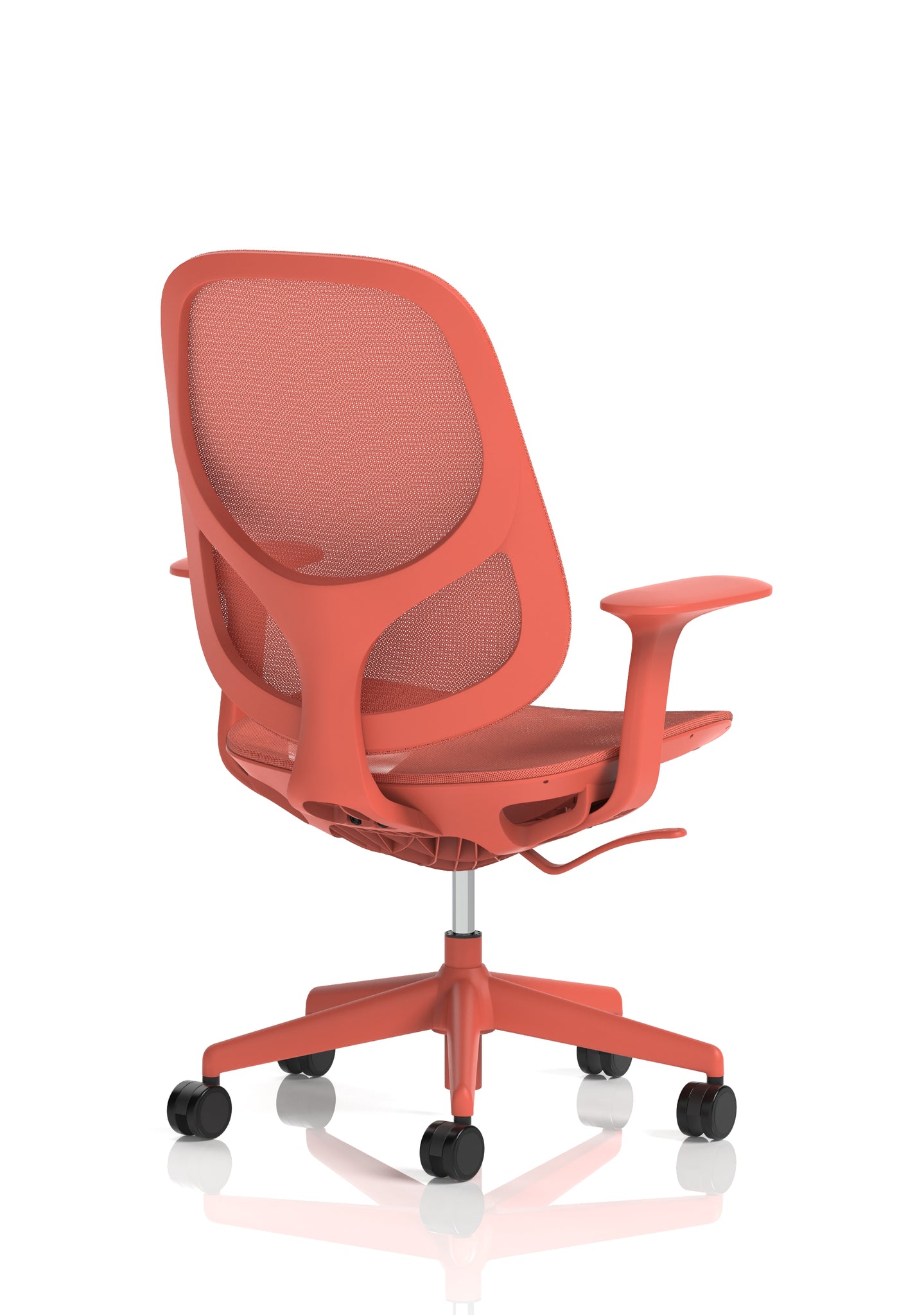 Tutti Mesh Medium Back Office Chair with Arms, Multiple Colours, Self-Assembly, Mesh & Polypropylene, 3 Year Mechanical Warranty – Modern Task Operator Computer Chair