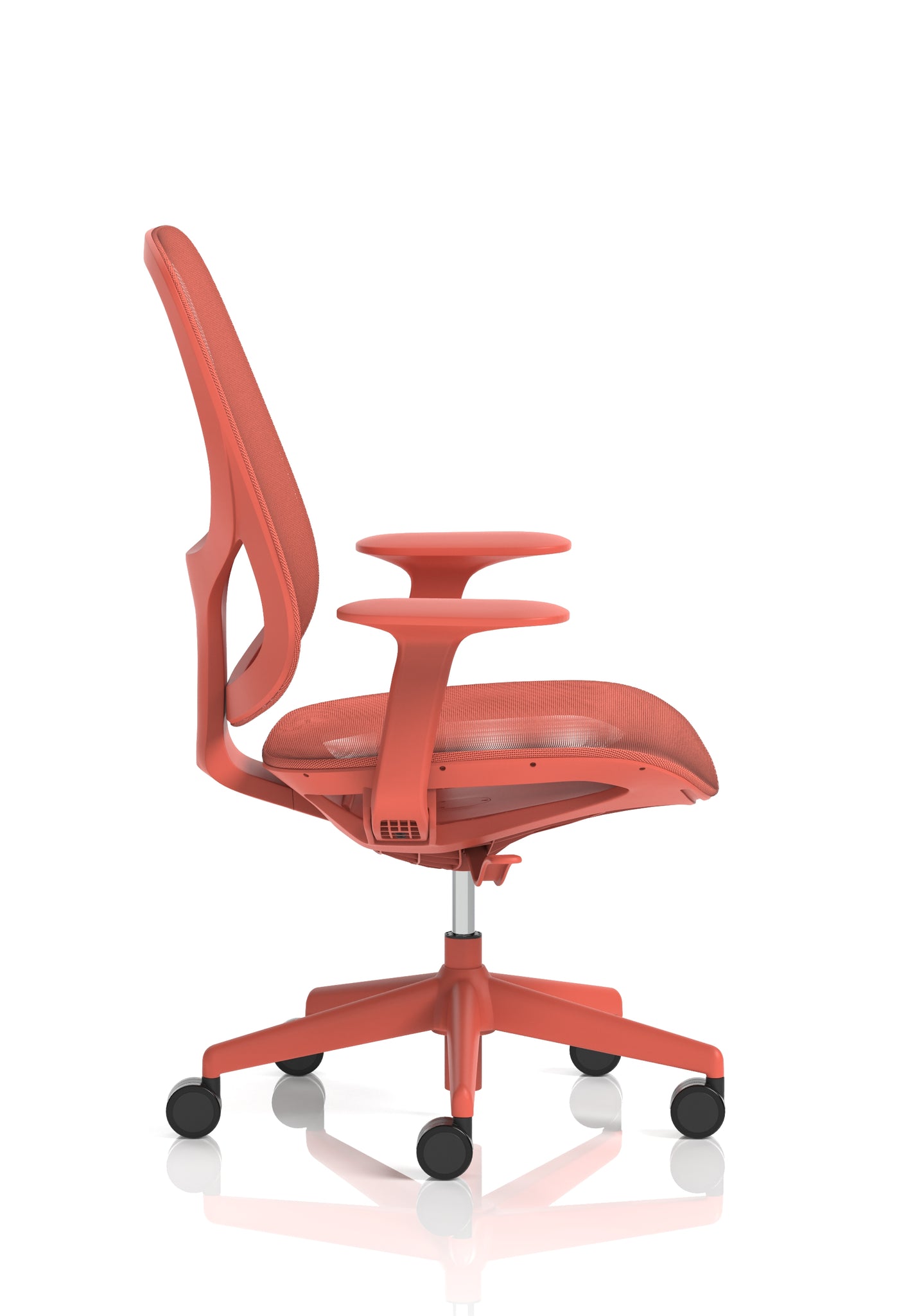 Tutti Mesh Medium Back Office Chair with Arms, Multiple Colours, Self-Assembly, Mesh & Polypropylene, 3 Year Mechanical Warranty – Modern Task Operator Computer Chair