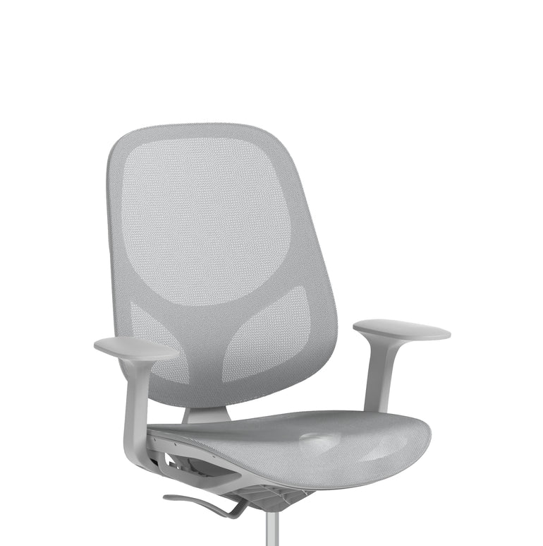 Tutti Mesh Medium Back Office Chair with Arms, Multiple Colours, Self-Assembly, Mesh & Polypropylene, 3 Year Mechanical Warranty – Modern Task Operator Computer Chair