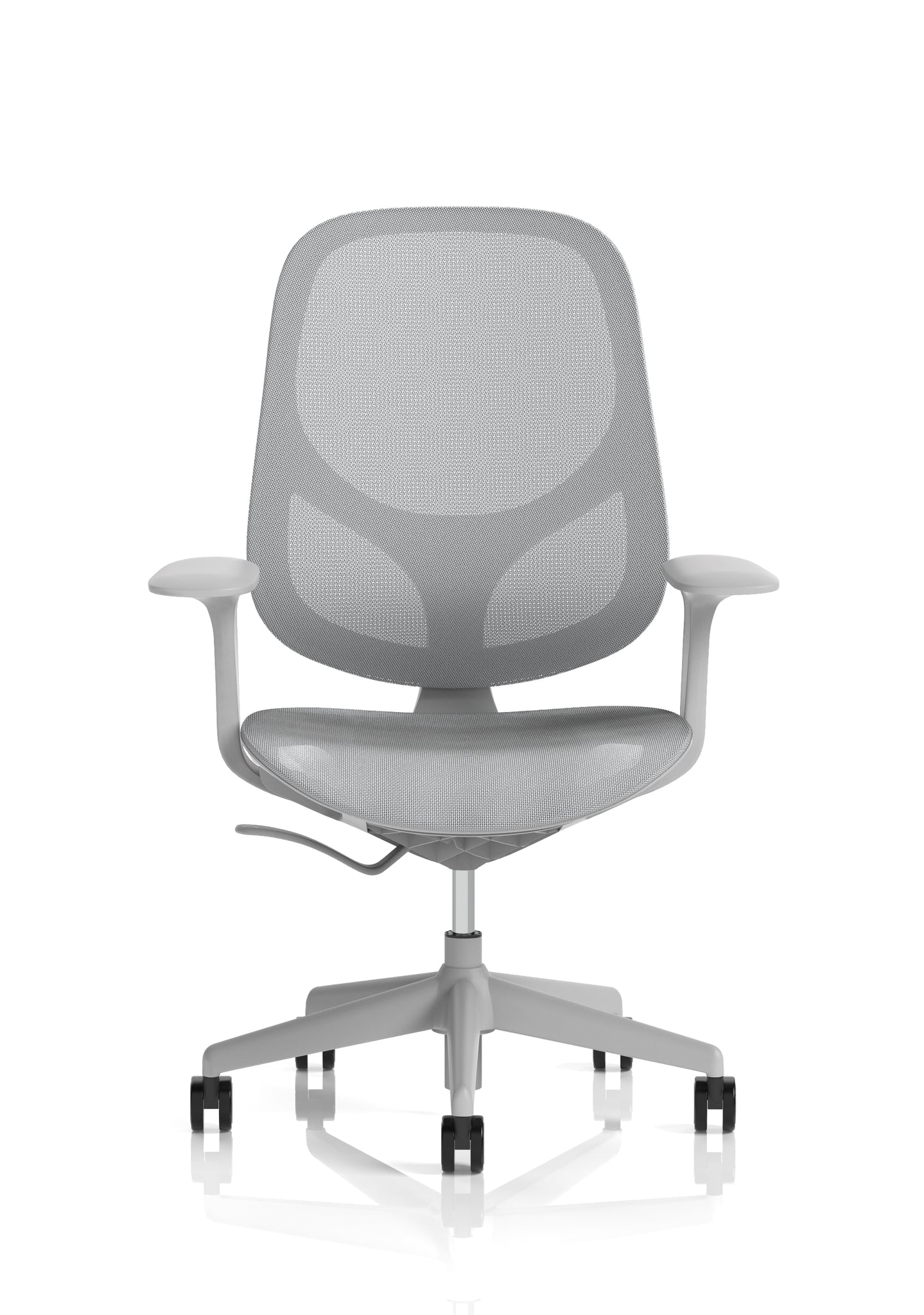 Tutti Mesh Medium Back Office Chair with Arms, Multiple Colours, Self-Assembly, Mesh & Polypropylene, 3 Year Mechanical Warranty – Modern Task Operator Computer Chair