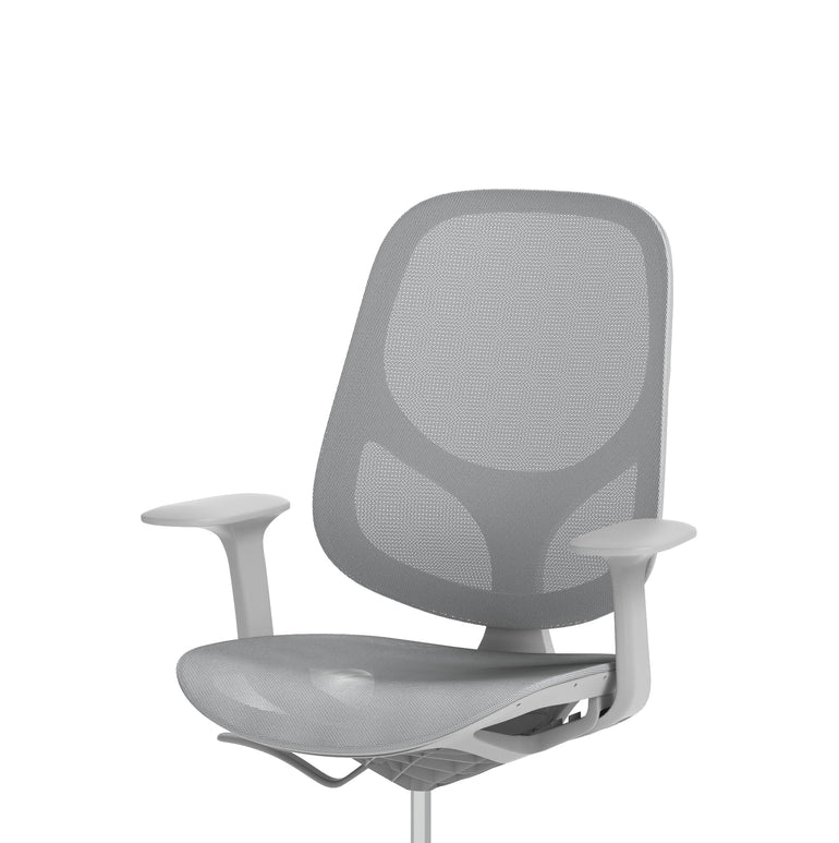 Tutti Mesh Medium Back Office Chair with Arms, Multiple Colours, Self-Assembly, Mesh & Polypropylene, 3 Year Mechanical Warranty – Modern Task Operator Computer Chair