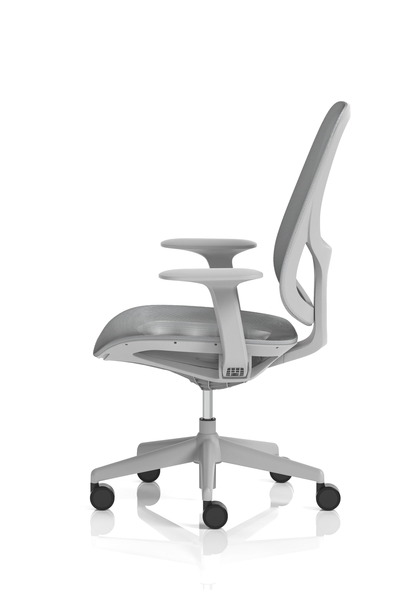 Tutti Mesh Medium Back Office Chair with Arms, Multiple Colours, Self-Assembly, Mesh & Polypropylene, 3 Year Mechanical Warranty – Modern Task Operator Computer Chair