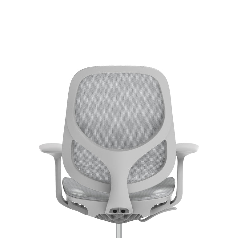 Tutti Mesh Medium Back Office Chair with Arms, Multiple Colours, Self-Assembly, Mesh & Polypropylene, 3 Year Mechanical Warranty – Modern Task Operator Computer Chair