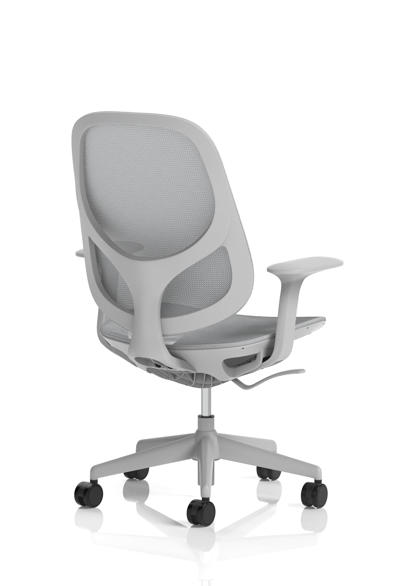 Tutti Mesh Medium Back Office Chair with Arms, Multiple Colours, Self-Assembly, Mesh & Polypropylene, 3 Year Mechanical Warranty – Modern Task Operator Computer Chair