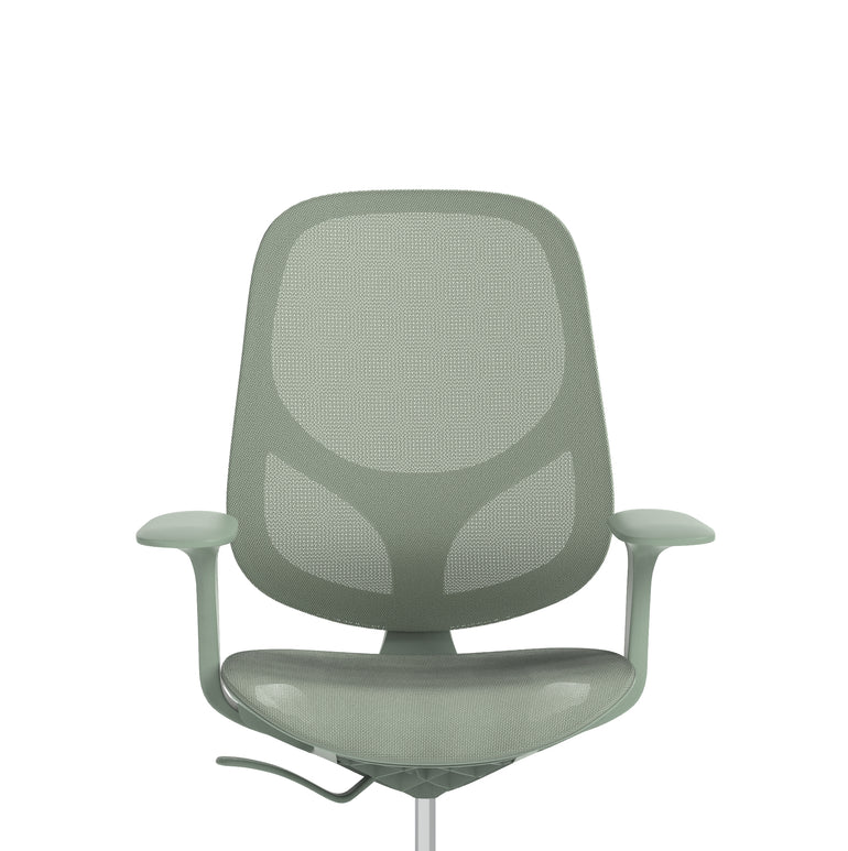 Tutti Mesh Medium Back Office Chair with Arms, Multiple Colours, Self-Assembly, Mesh & Polypropylene, 3 Year Mechanical Warranty – Modern Task Operator Computer Chair