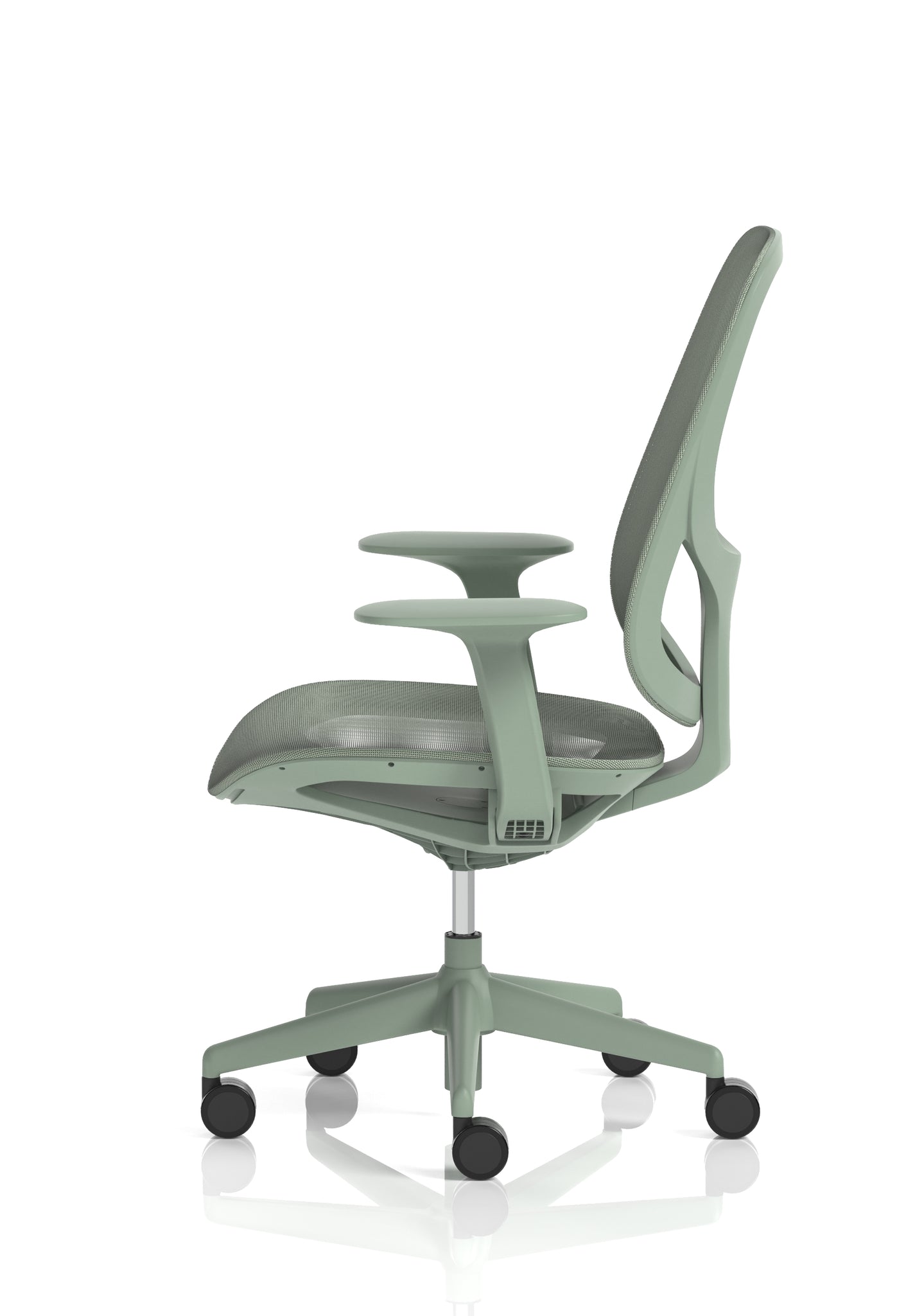 Tutti Mesh Medium Back Office Chair with Arms, Multiple Colours, Self-Assembly, Mesh & Polypropylene, 3 Year Mechanical Warranty – Modern Task Operator Computer Chair