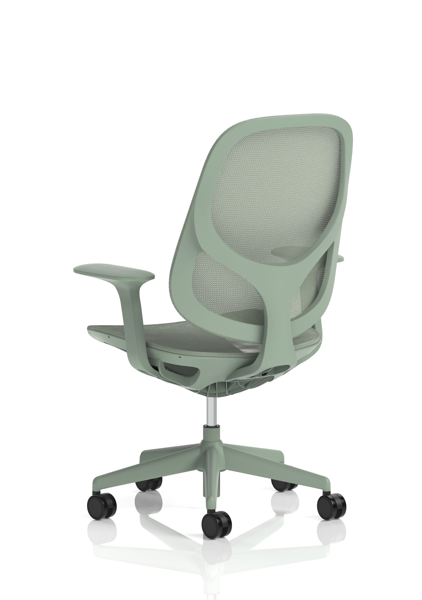 Tutti Mesh Medium Back Office Chair with Arms, Multiple Colours, Self-Assembly, Mesh & Polypropylene, 3 Year Mechanical Warranty – Modern Task Operator Computer Chair
