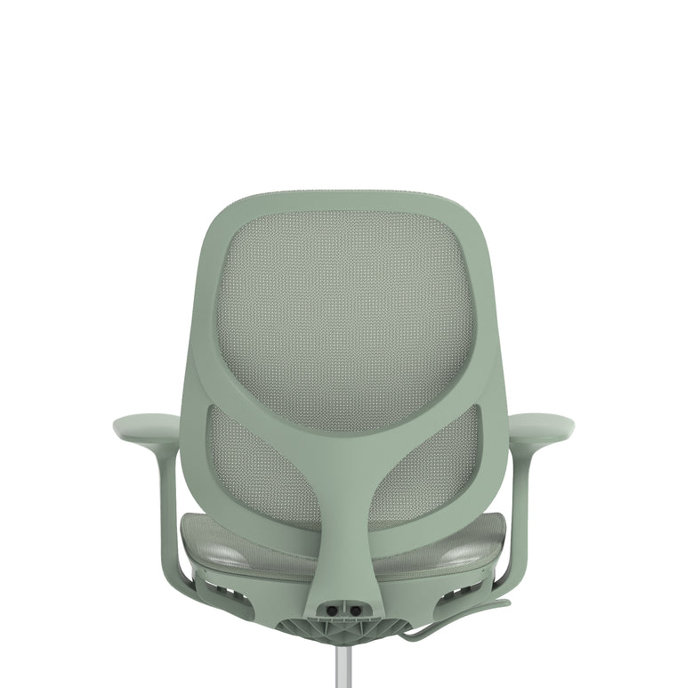 Tutti Mesh Medium Back Office Chair with Arms, Multiple Colours, Self-Assembly, Mesh & Polypropylene, 3 Year Mechanical Warranty – Modern Task Operator Computer Chair